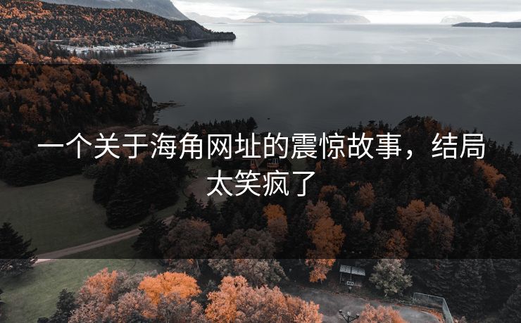 一个关于海角网址的震惊故事，结局太笑疯了