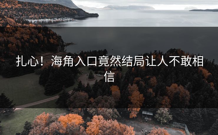 扎心！海角入口竟然结局让人不敢相信